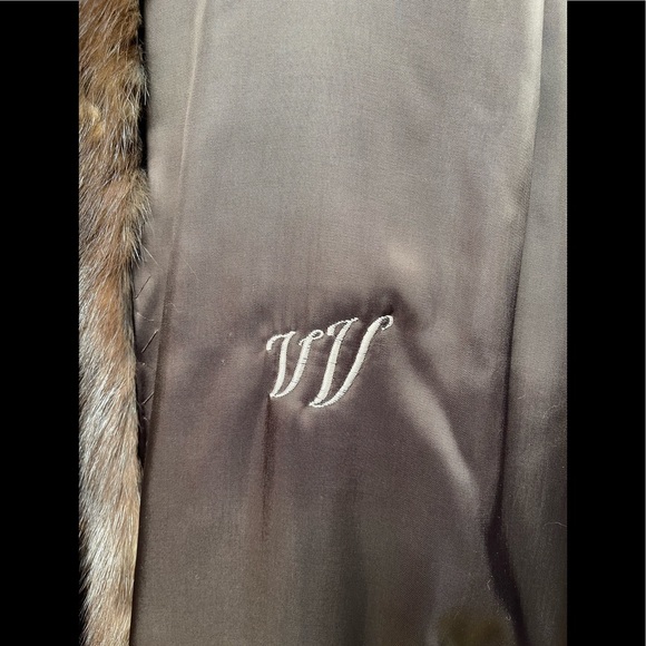 Genuine Silvery Russian Sable Fur Coat Jacket Small - Picture 11 of 11